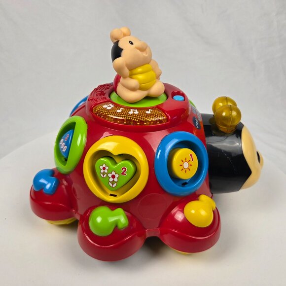 Vtech Crazy Legs Learning Lady Bug Educational Toy, Singing, Talking, Lights - Picture 4 of 7